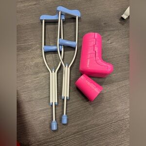 Injury Crutches and Cast Set for Dolls